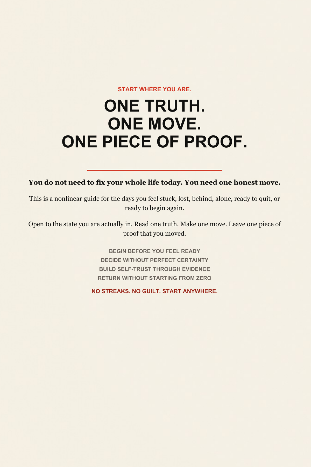 DON’T READ THIS IN ORDER